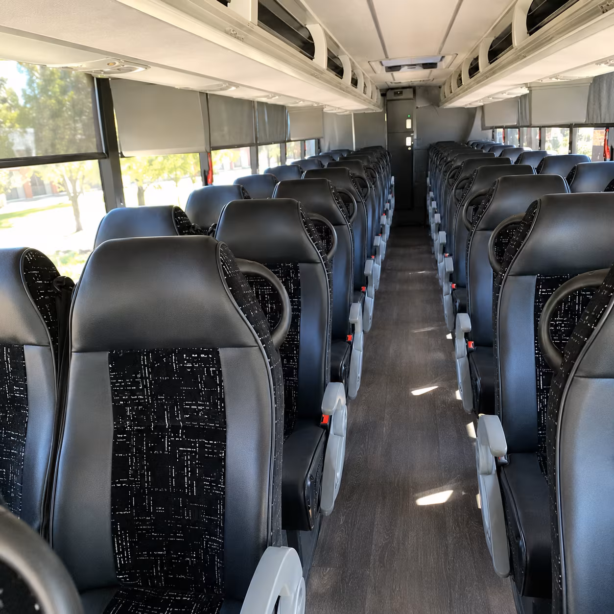 simi valley charter bus services interior